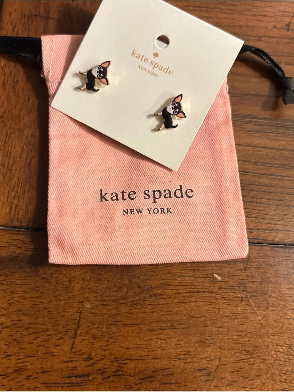 Kate Spade New York Chihuahua Dog Stud Enamel